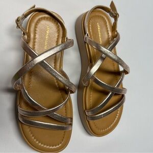 anthropologie platform sandals 38/ 7.5